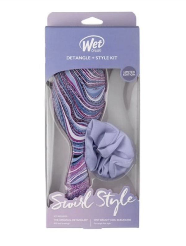 Wet Brush Swirl Detangle And Style Kit